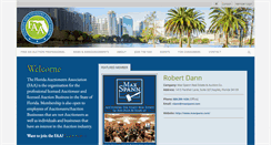 Desktop Screenshot of floridaauctioneers.org